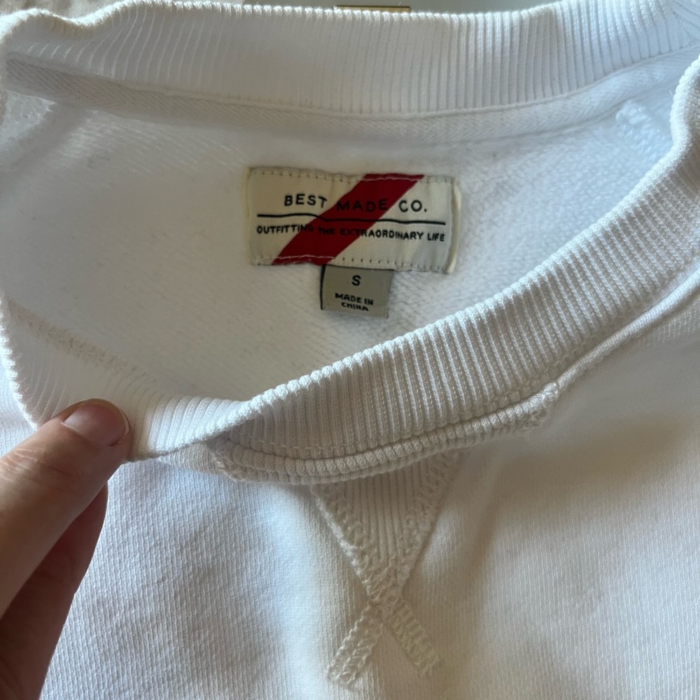 Best Made Supima Sweat Logo Crew - Picture 3 of 6